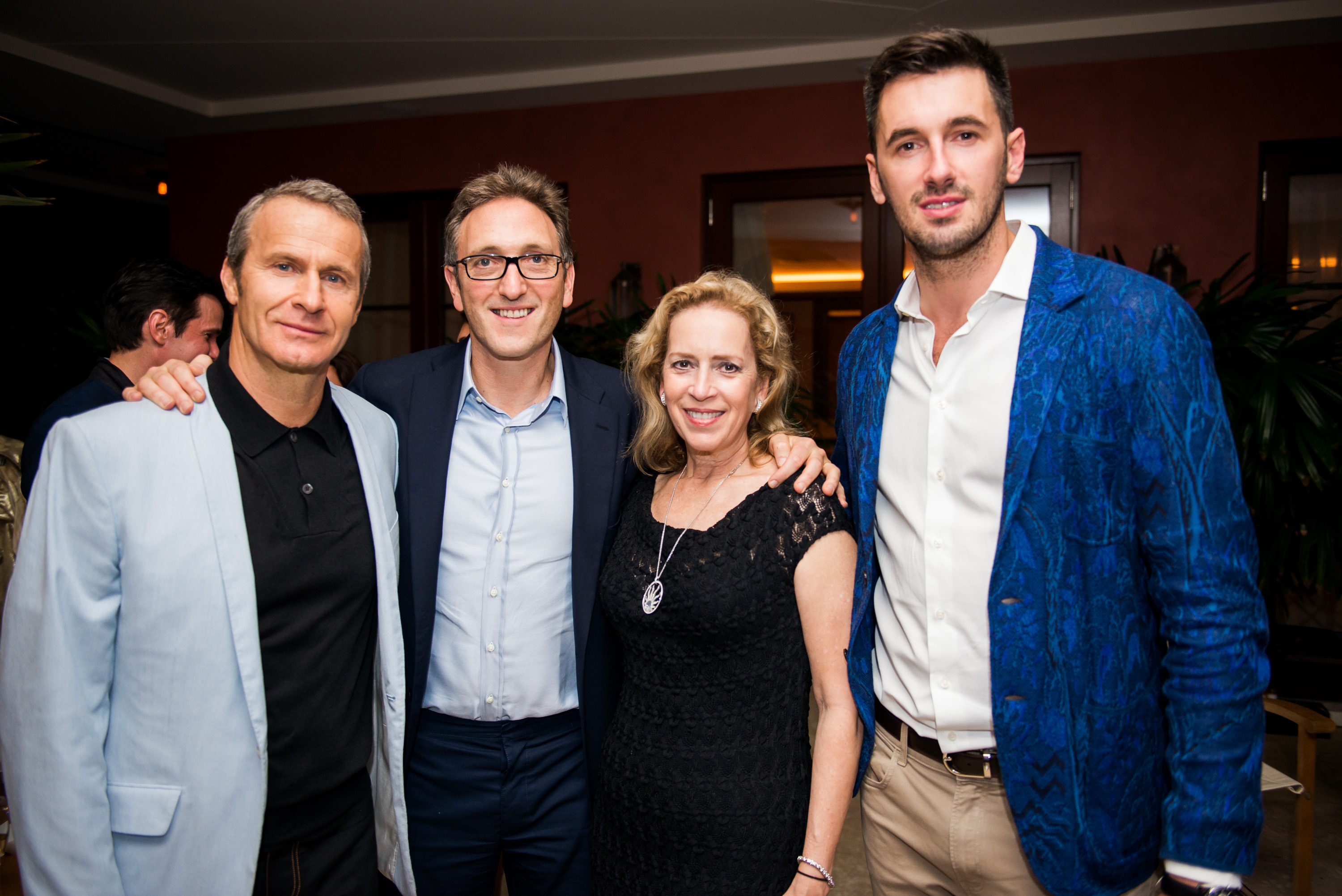 Vladislav Doronin, Jonathan Goldstein, Alicia Cervera and Ottavio Missoni