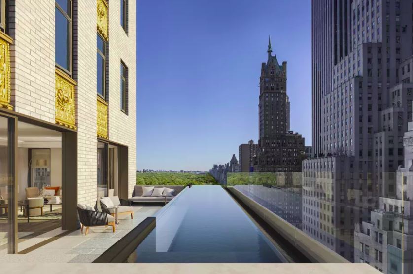 Aman New York, Crown Building, Penthouse Infinity Pool