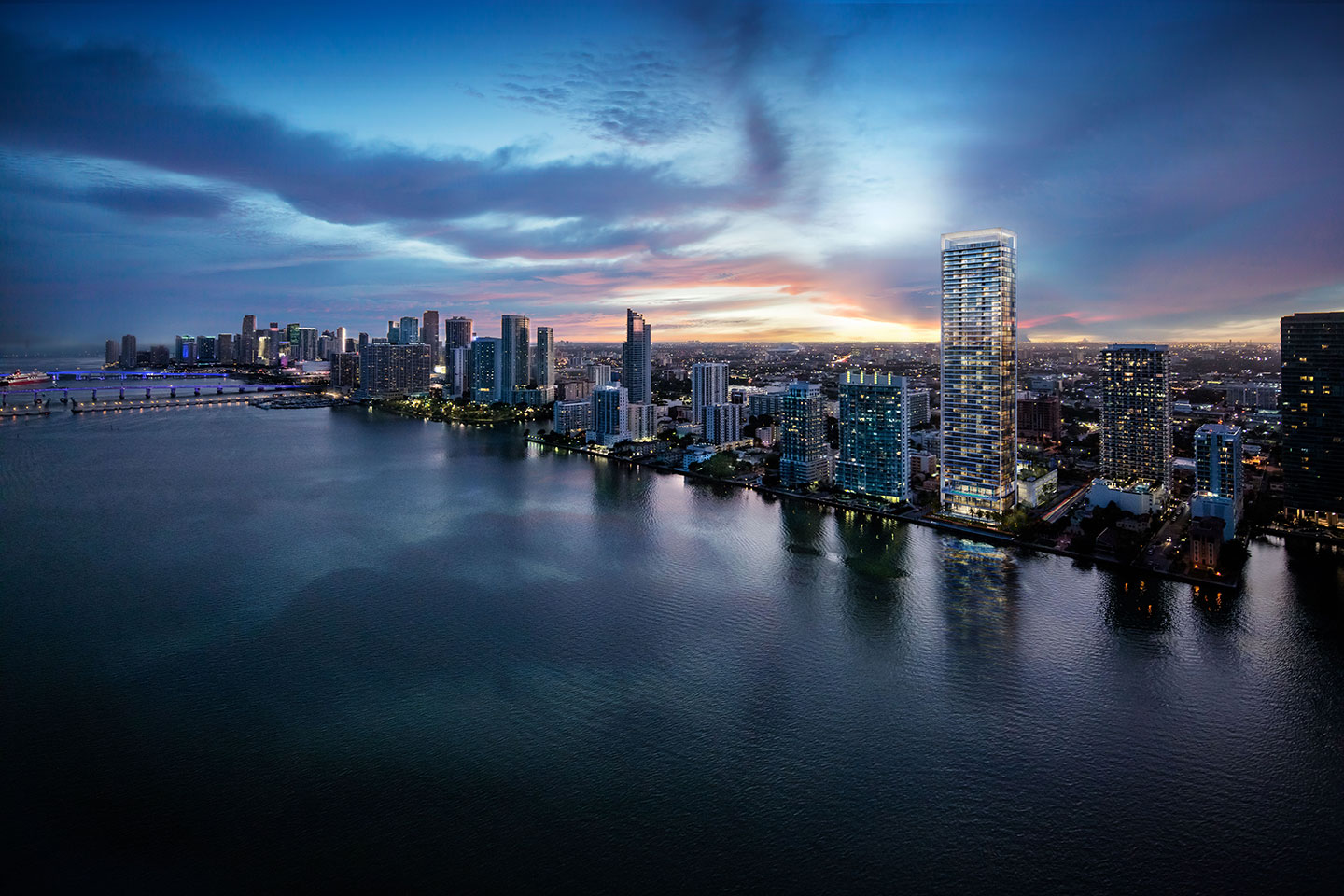Missoni Baia Miami Residences Skyline